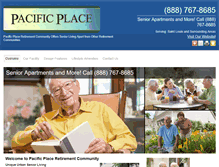 Tablet Screenshot of pacificplaceseniorlivingstl.com